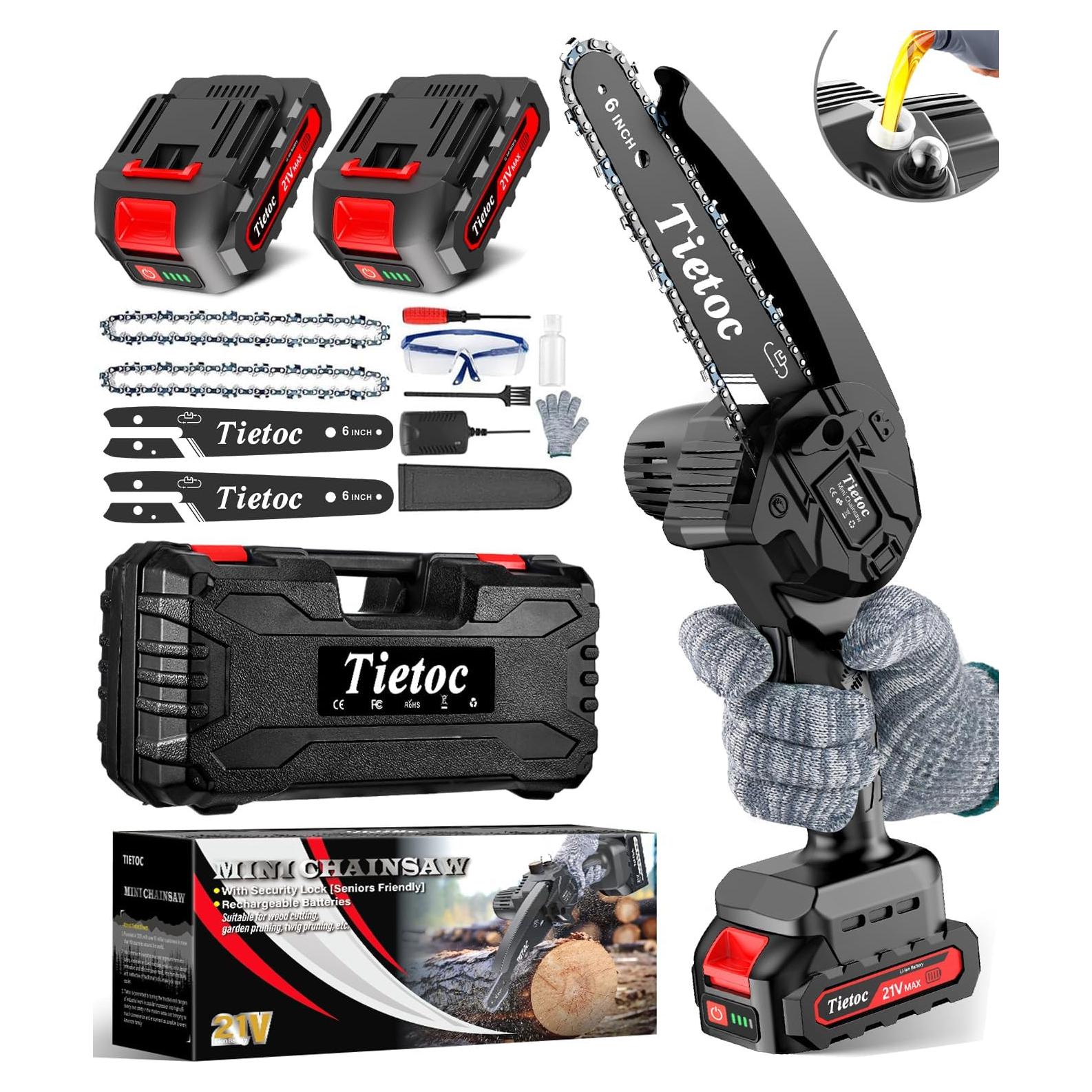 Sierra de Cadena Inalámbrica Tietoc 6 Pulgadas 880W