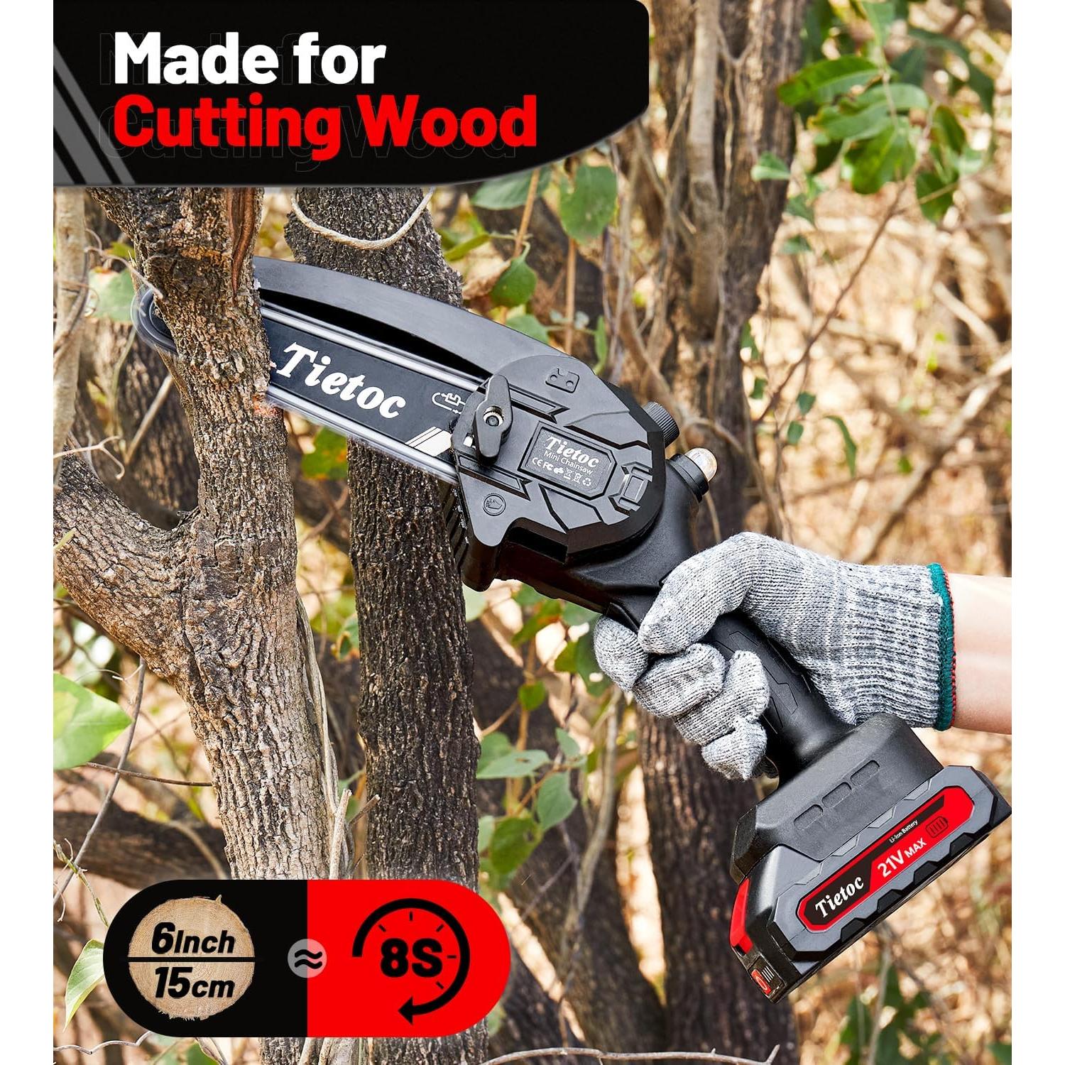 Sierra de Cadena Inalámbrica Tietoc 6 Pulgadas 880W