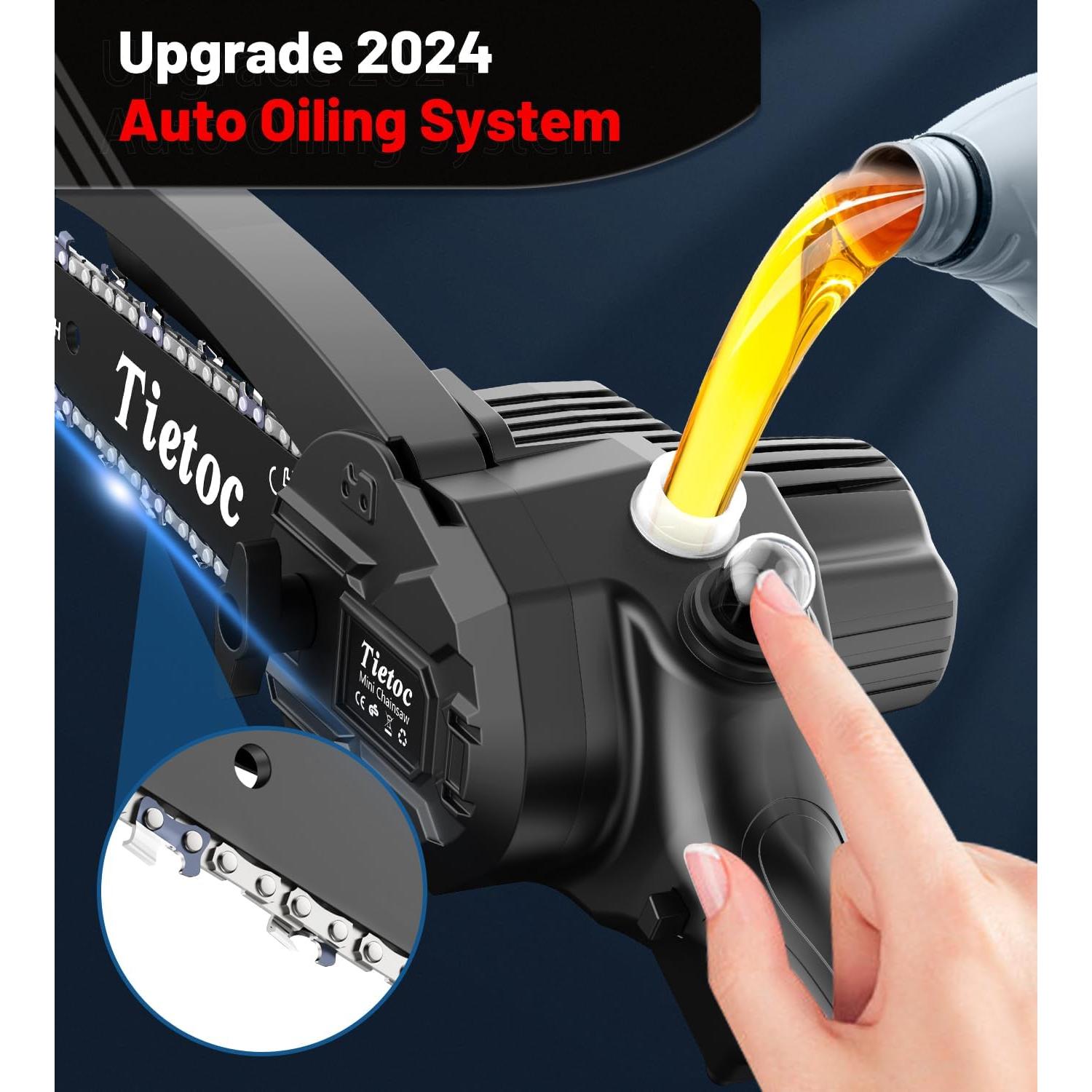 Sierra de Cadena Inalámbrica Tietoc 6 Pulgadas 880W