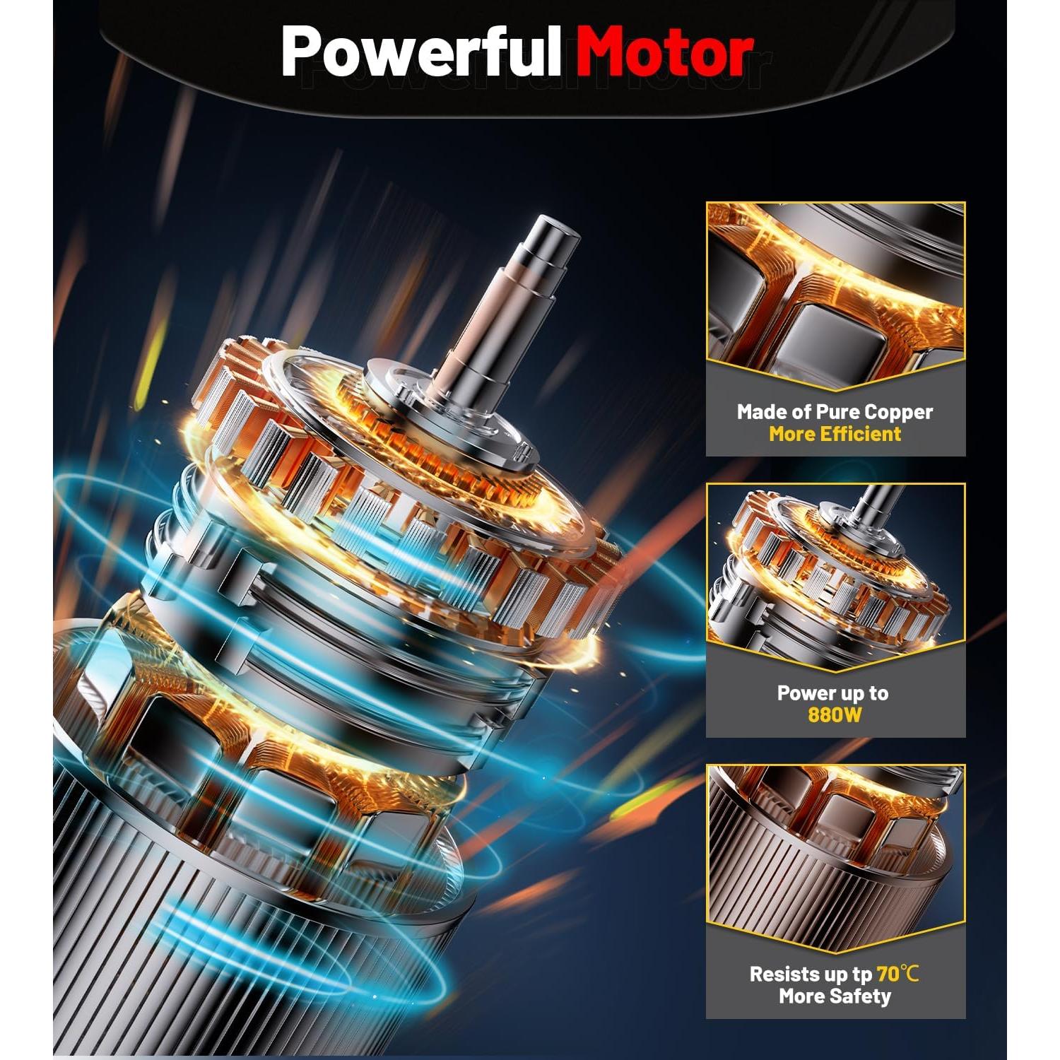 Sierra de Cadena Inalámbrica Tietoc 6 Pulgadas 880W