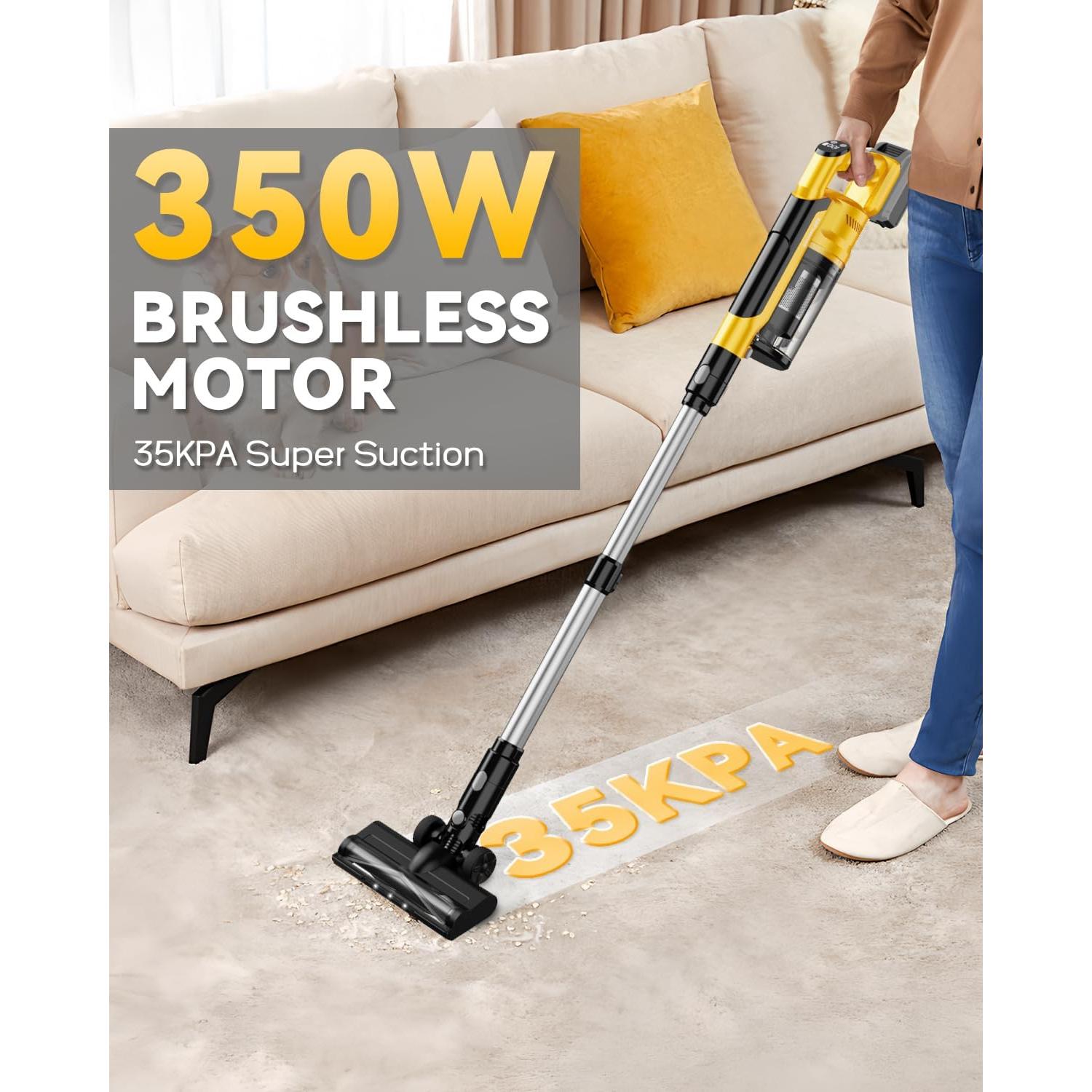 Aspiradora Inalámbrica VAXCANZE 350W HEPA 6 en 1 para De-Walt