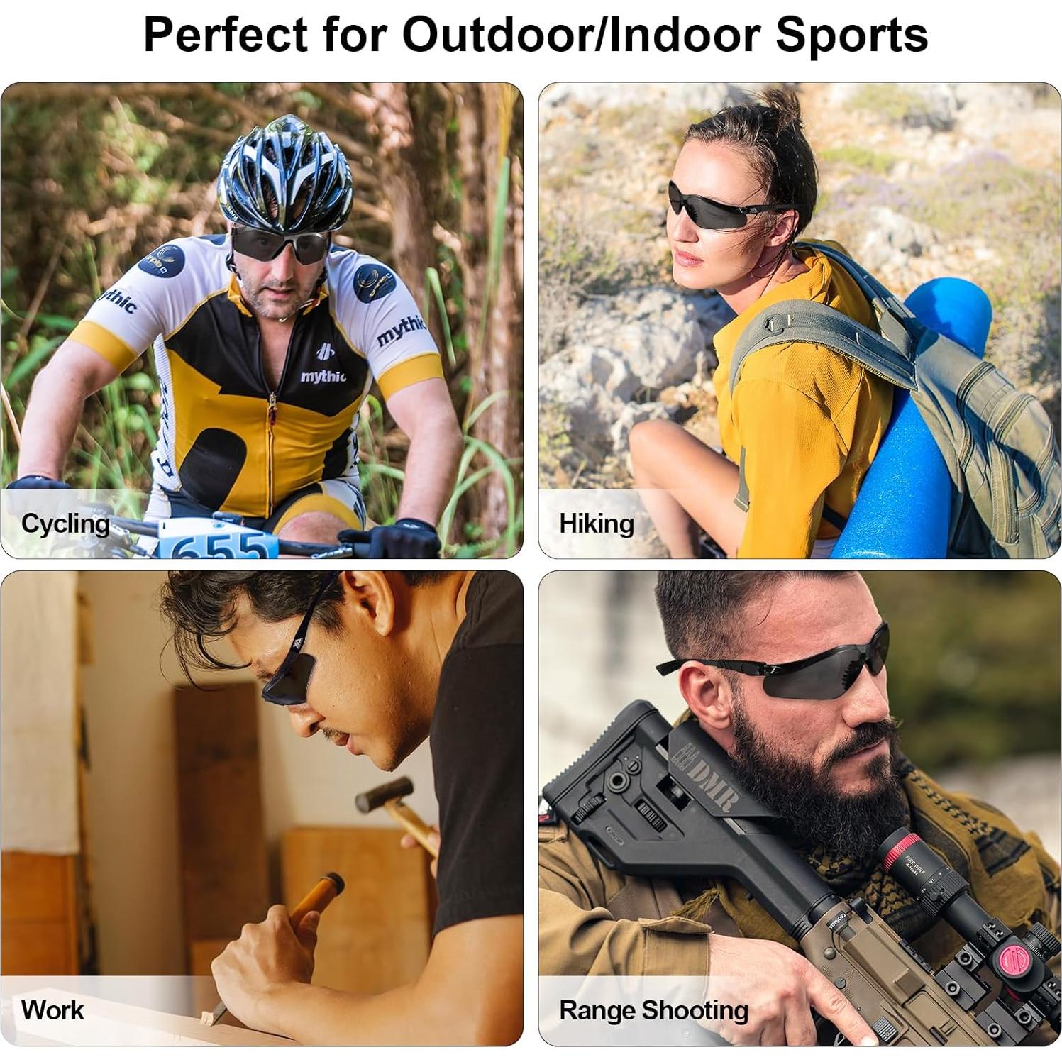 Gafas de Tiro Xaegistac Antivaho con Estuche Duro