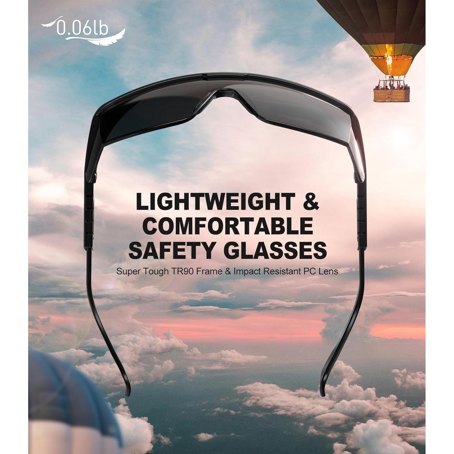 Gafas de Seguridad Xaegistac UV400 con Protectores Laterales