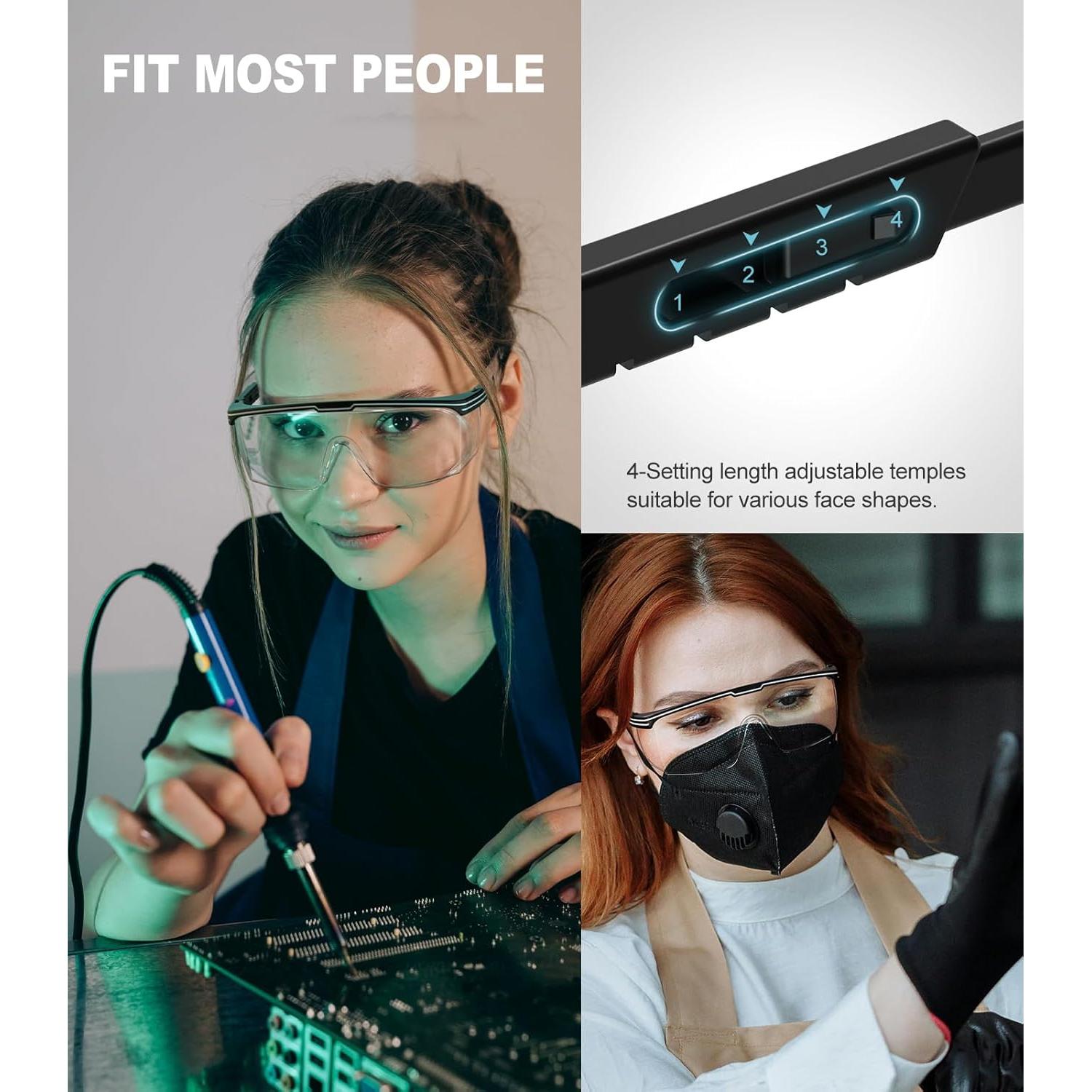 Gafas de Seguridad Xaegistac UV400 con Protectores Laterales