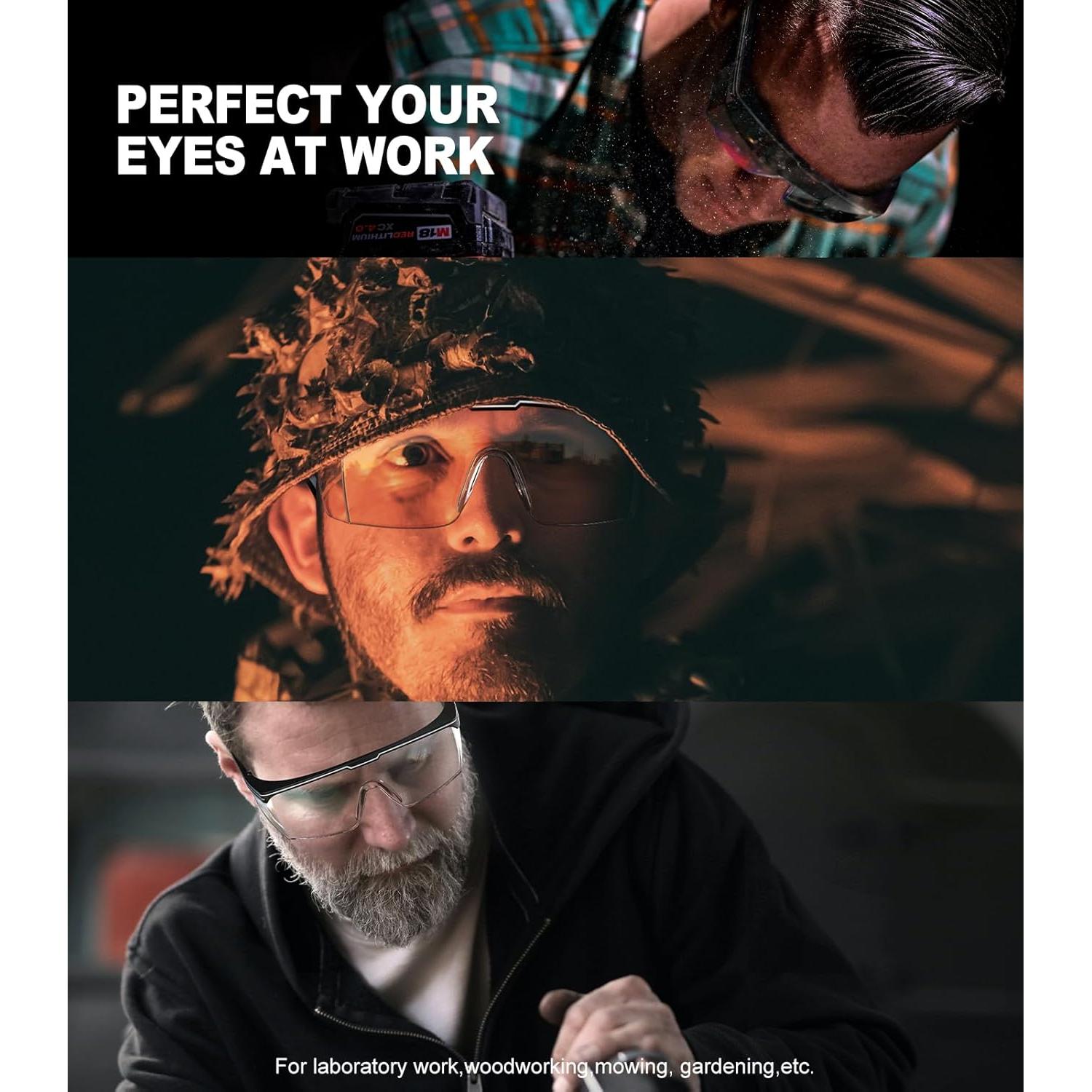 Gafas de Seguridad Xaegistac UV400 con Protectores Laterales