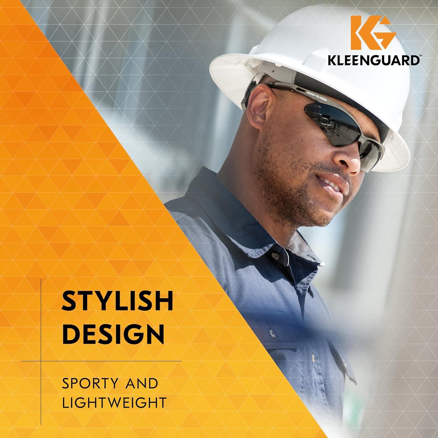 Gafas de Seguridad Polarizadas Kleenguard V30 Nemesis, Lentes Grises