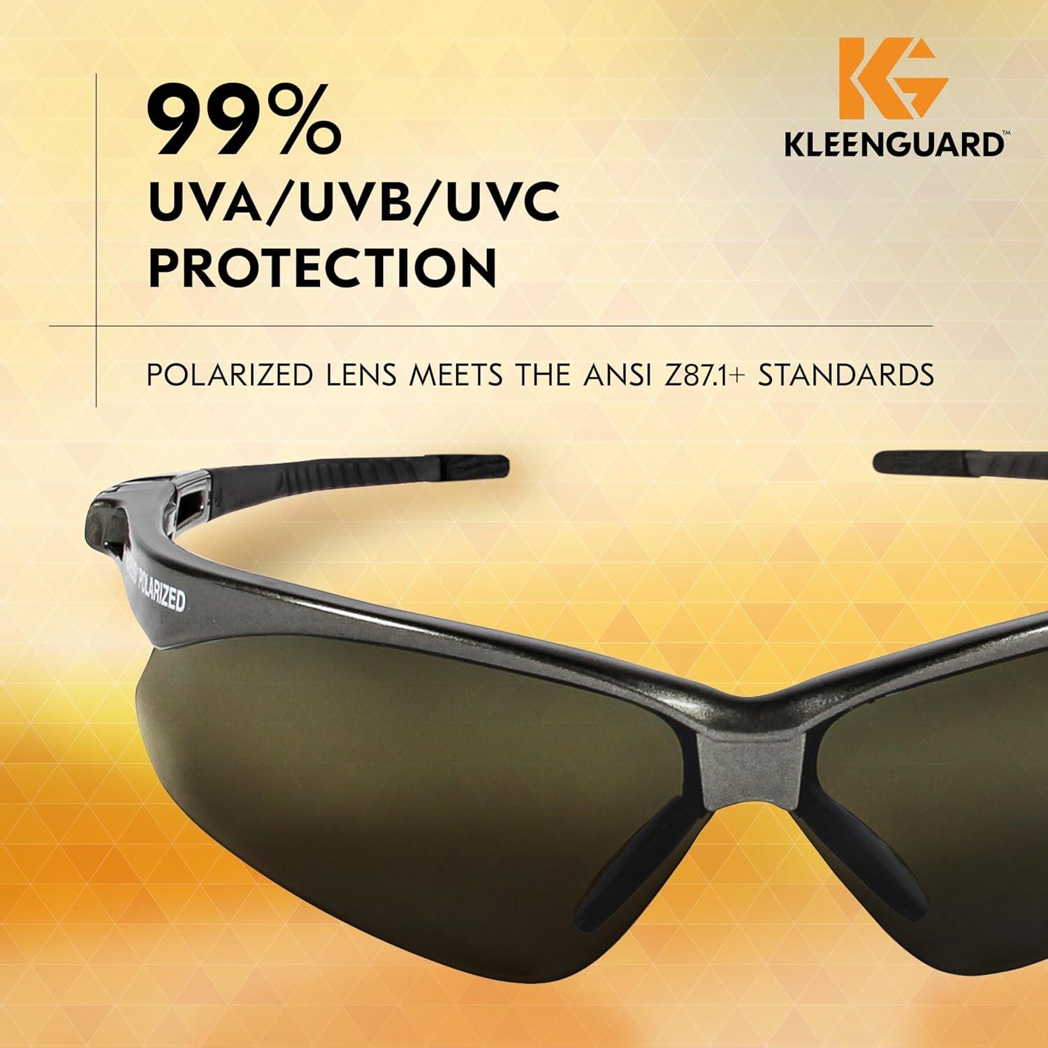 Gafas de Seguridad Polarizadas Kleenguard V30 Nemesis, Lentes Grises