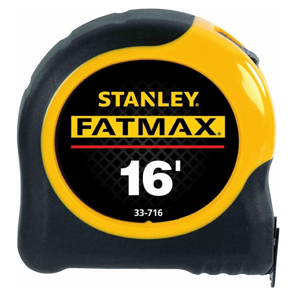 Cinta Métrica STANLEY Fat Max 4.88 m 33-716 con Retorno Potente