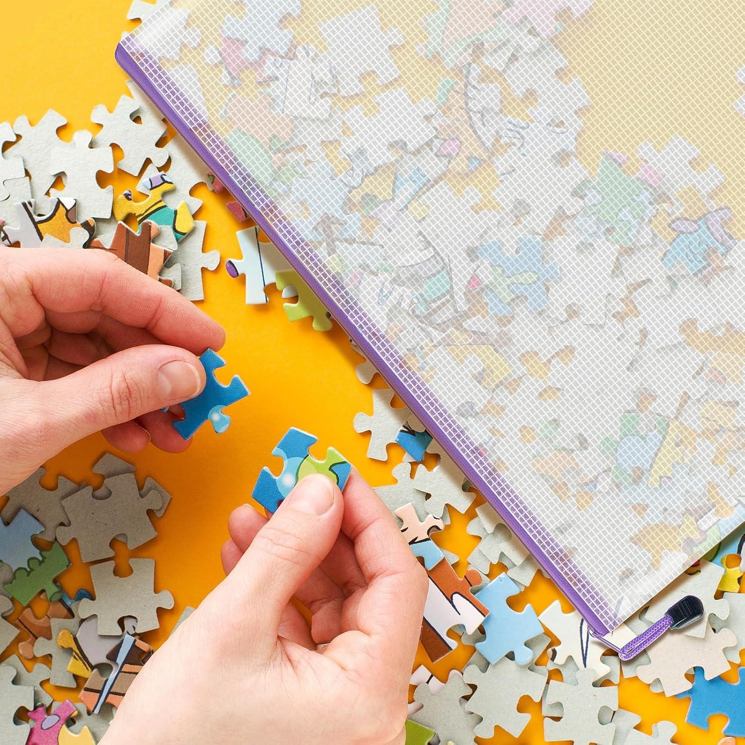 9 Piezas Bolsas de Cremallera de Malla VVCOIIROEI A3 9 Colores