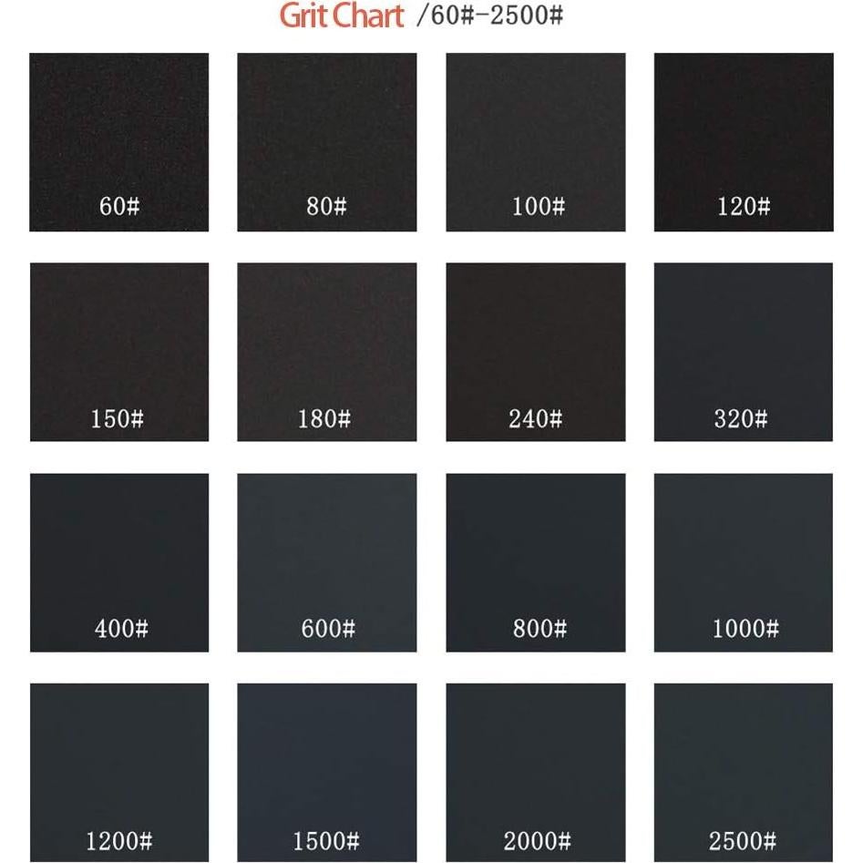 Hojas de papel de lija MAXMAN 100 granos 10 unidades 22.86x27.94cm