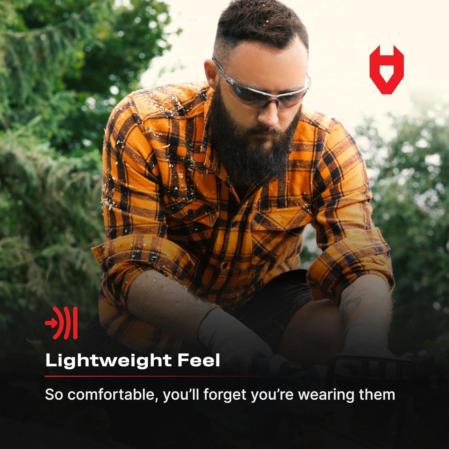 Gafas de seguridad NoCry tintadas UV 400 con antiempañante