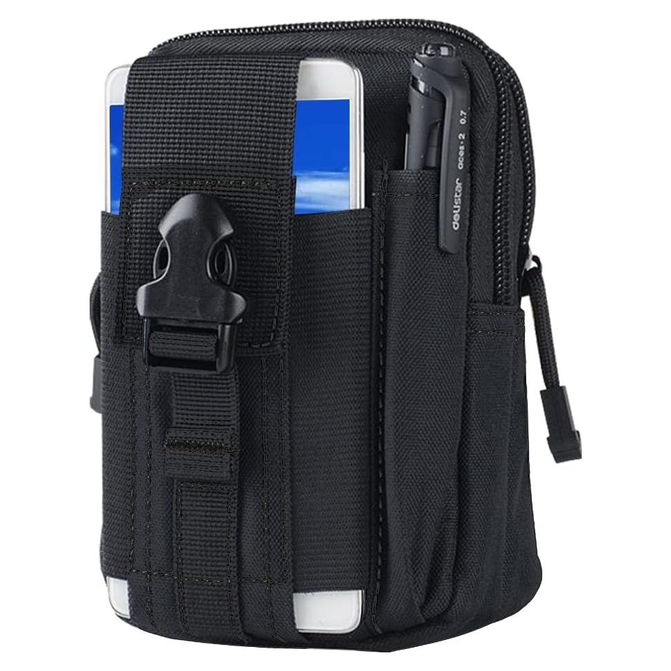 Bolsa de Cintura Táctica SYIDINZN Negra EDC Impermeable