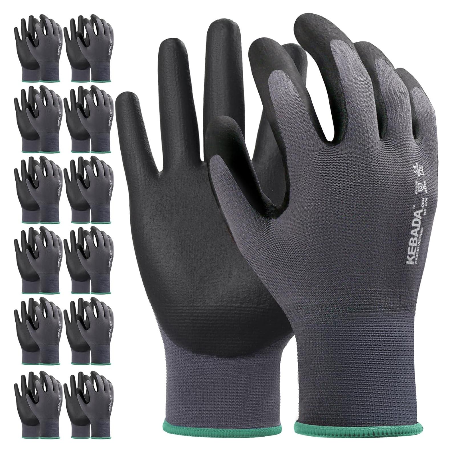 Guantes de Trabajo Kebada W5 Pequeños Nitrilo Transpirables