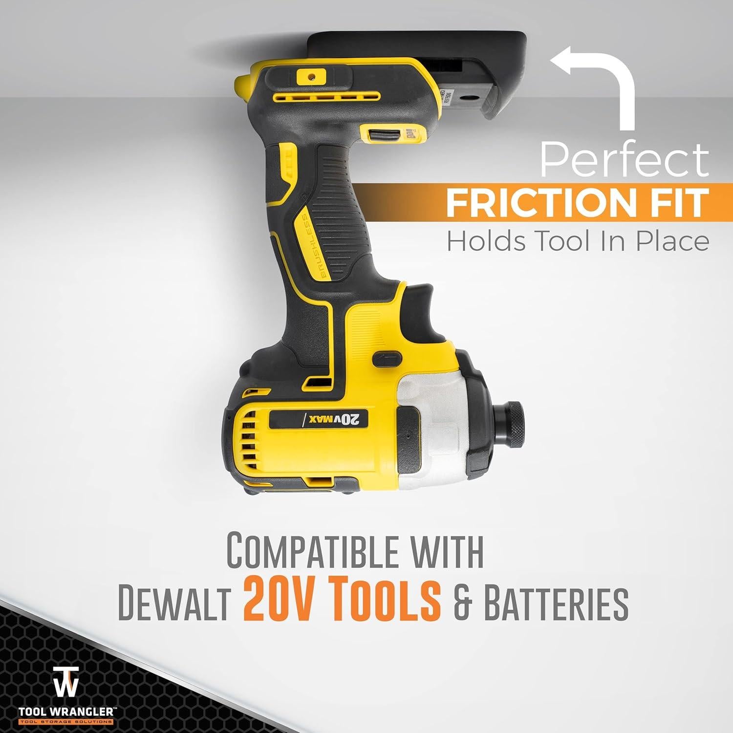 Organizador de Herramientas DeWalt - 8 Soportes Montaje Pared