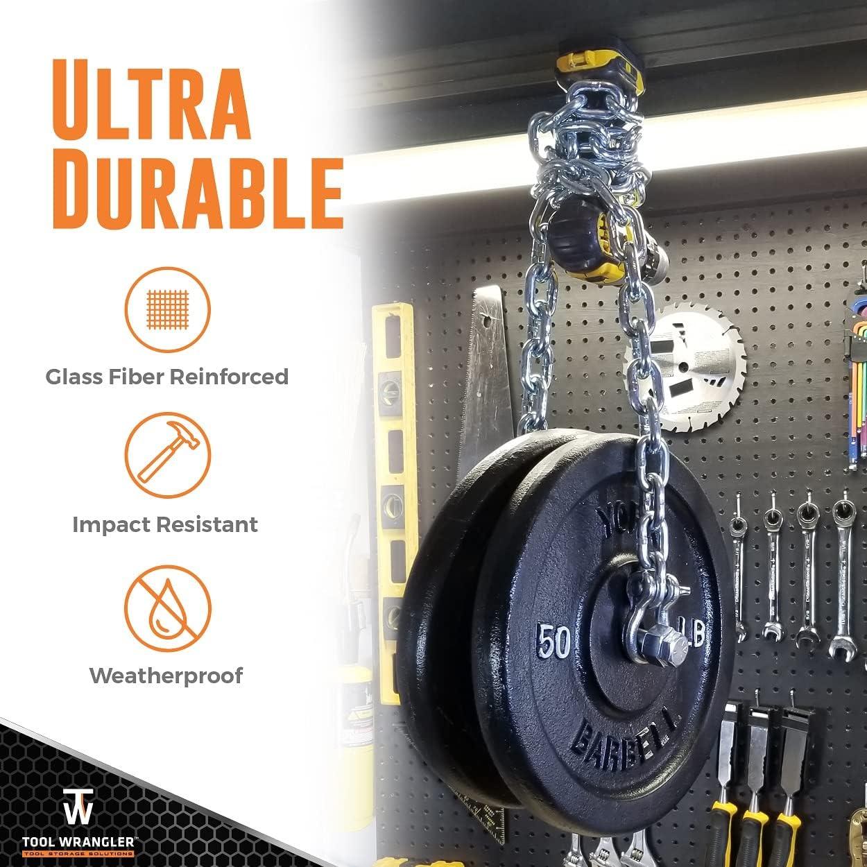 Organizador de Herramientas DeWalt - 8 Soportes Montaje Pared