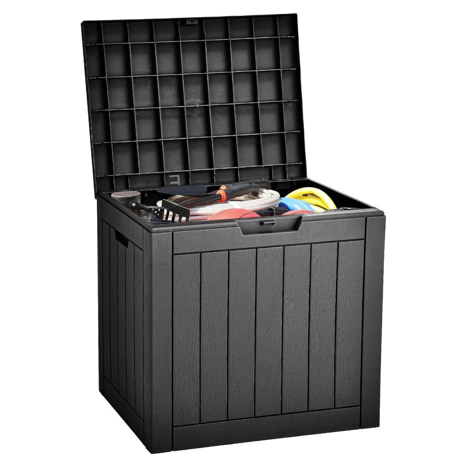 Caja de Almacenamiento Exterior YITAHOME 30 L Resina Impermeable