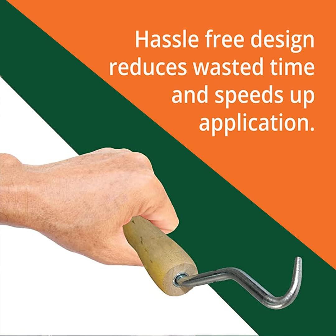 Torcedor de Alambre WOLF 17.78 cm con Gancho de Acero y Mango de Madera