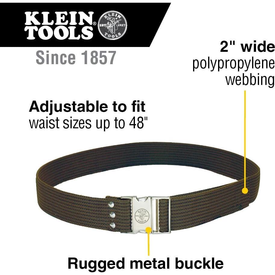 Cinturón de herramientas Klein Tools 5225 ajustable 121,9 cm
