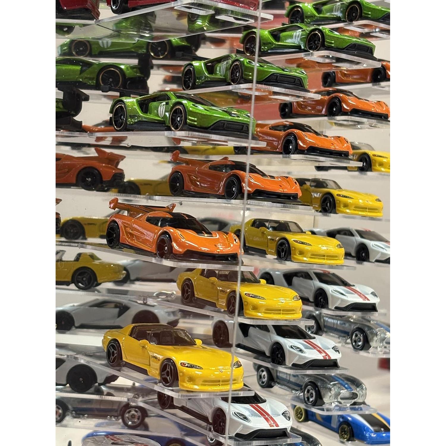 Estuche de exhibición acrílico GALUMO 1:64 con luces LED