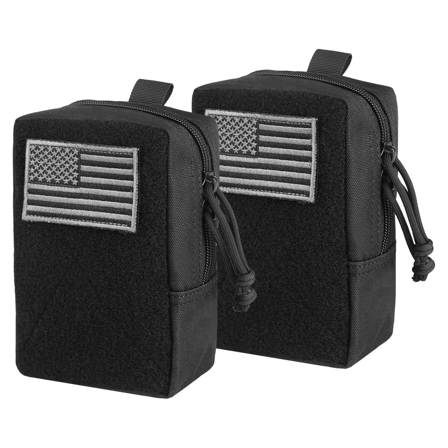 Bolsa Táctica AMYIPO Mini MOLLE Compacta 15x10x5cm 2PCS