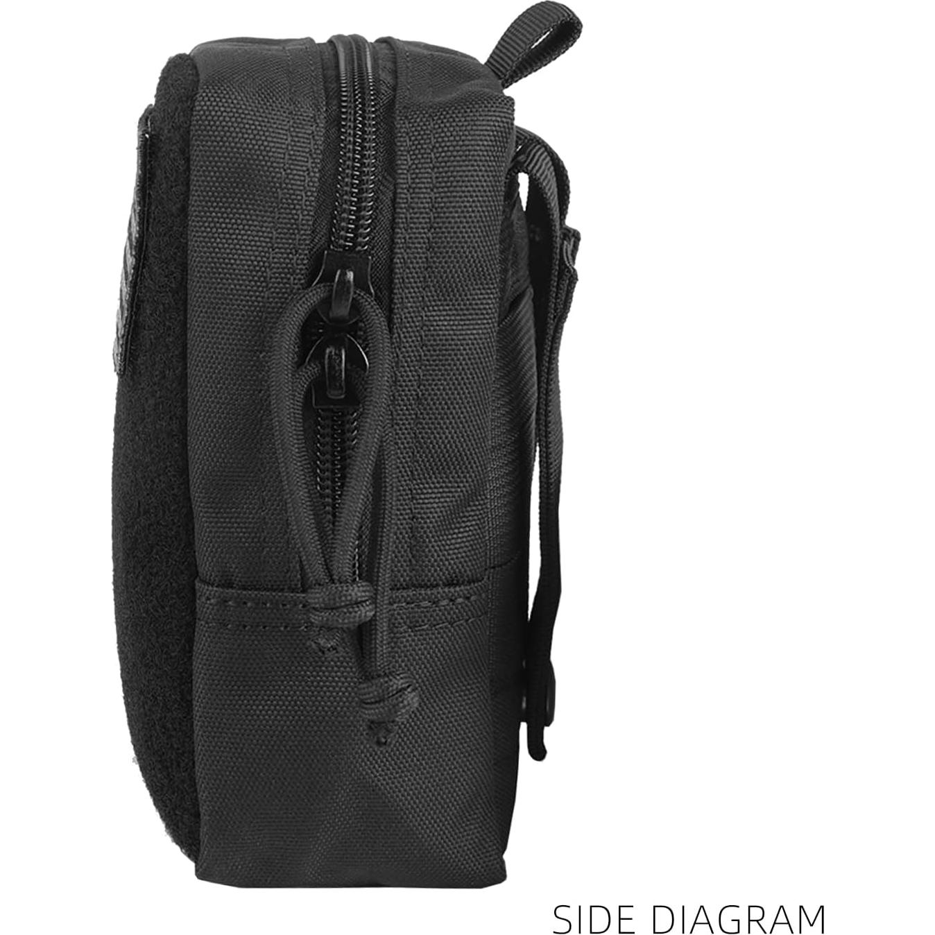 Bolsa Táctica AMYIPO Mini MOLLE Compacta 15x10x5cm 2PCS