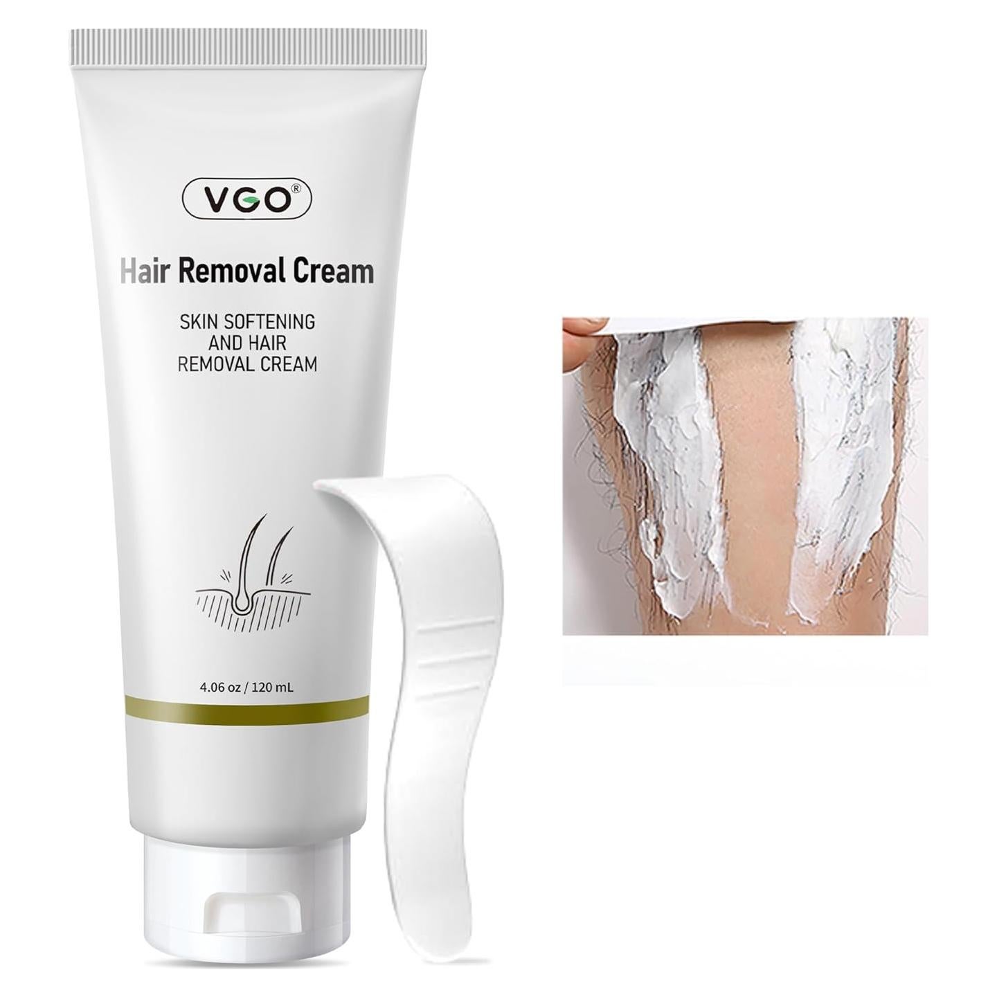 Crema Depilatoria VGO 114 g - Suave y Hipoalergénica para Todos