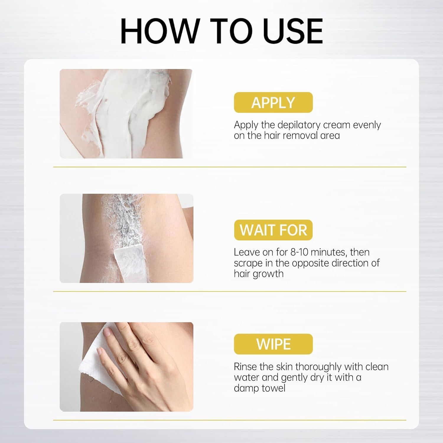 Crema Depilatoria VGO 114 g - Suave y Hipoalergénica para Todos