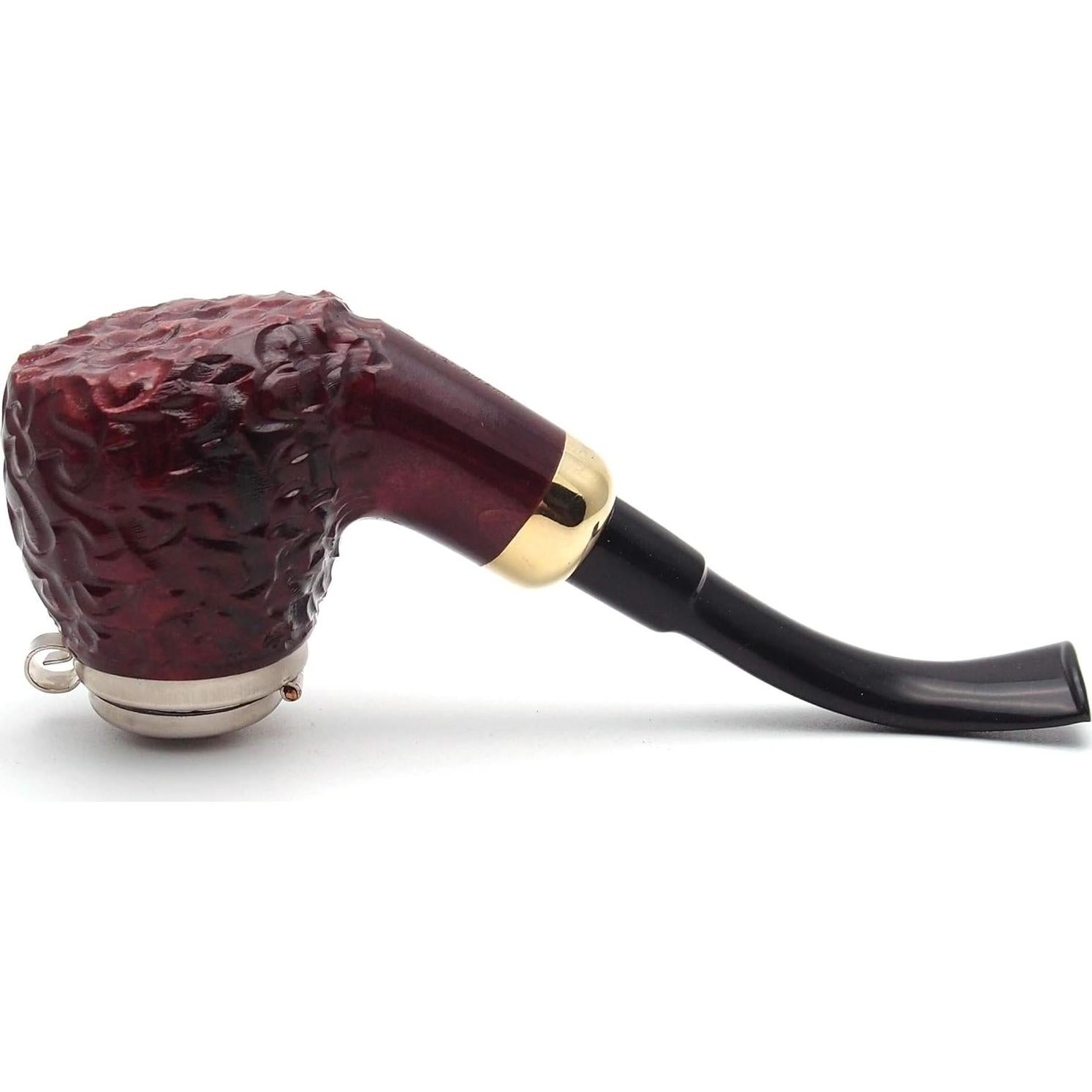 Pipa de Tabaco Mr. Brog Full Bent No. 21 Caoba Rusticado