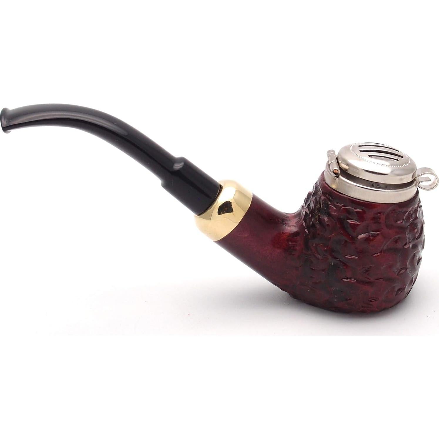 Pipa de Tabaco Mr. Brog Full Bent No. 21 Caoba Rusticado