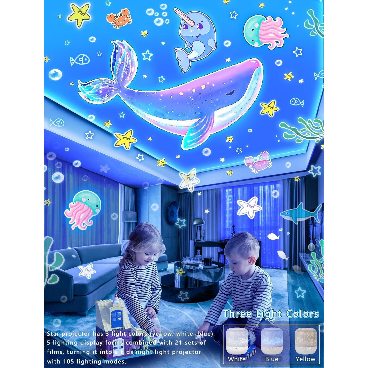 Proyector de Estrellas Eigther EI-SMHT con 21 Películas y Luz Dimmable