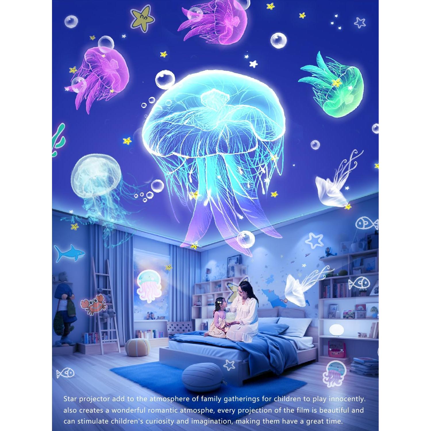 Proyector de Estrellas Eigther EI-SMHT con 21 Películas y Luz Dimmable