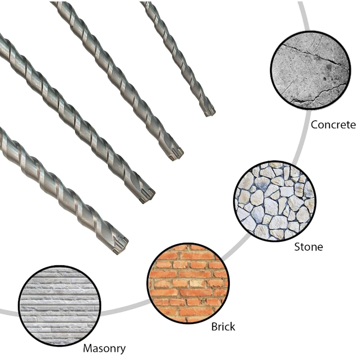 Broca de Martillo Rotativo SDS MAX 38mm x 38cm FF ERA
