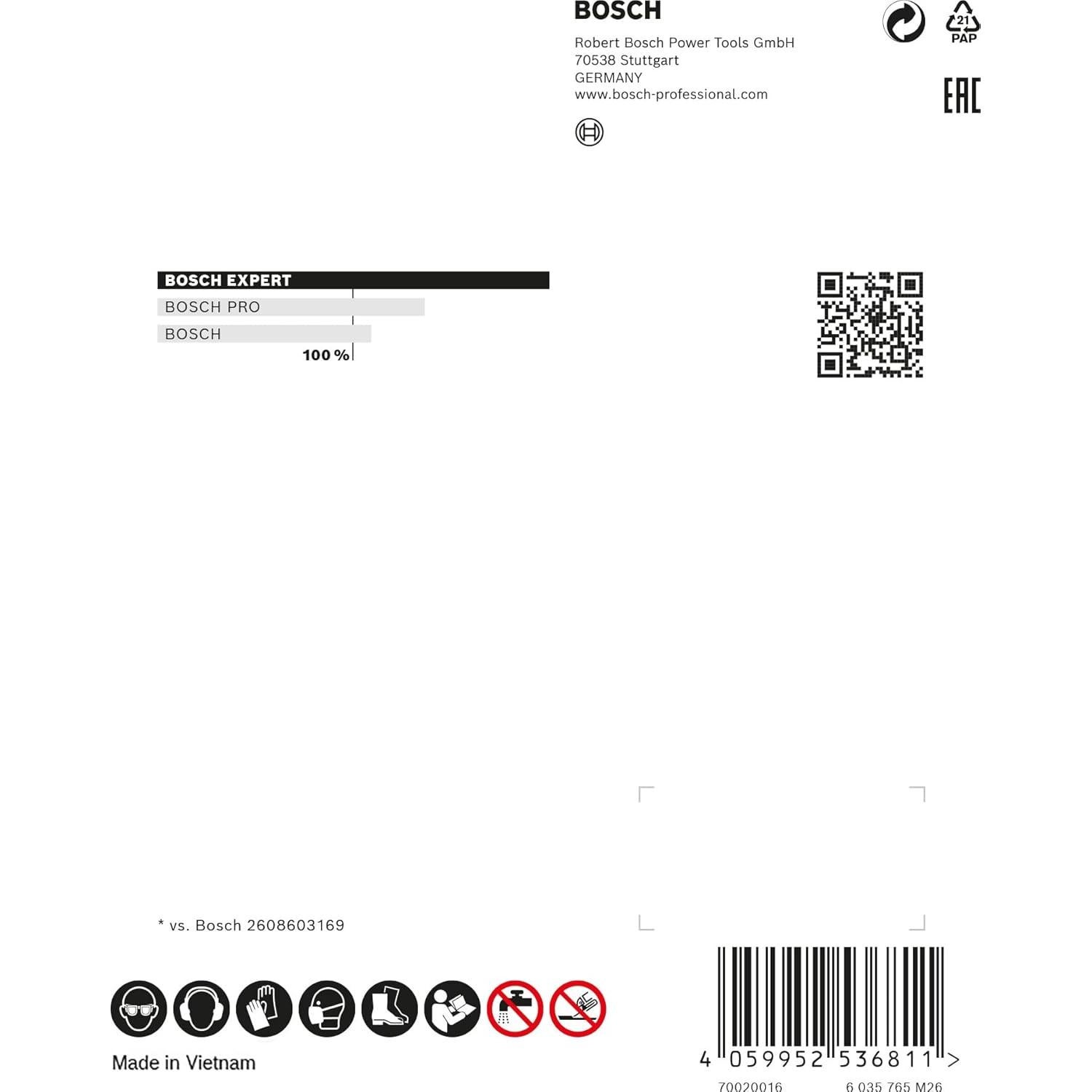 Disco de Corte de Diamante Bosch 115 mm X-Lock para Metal