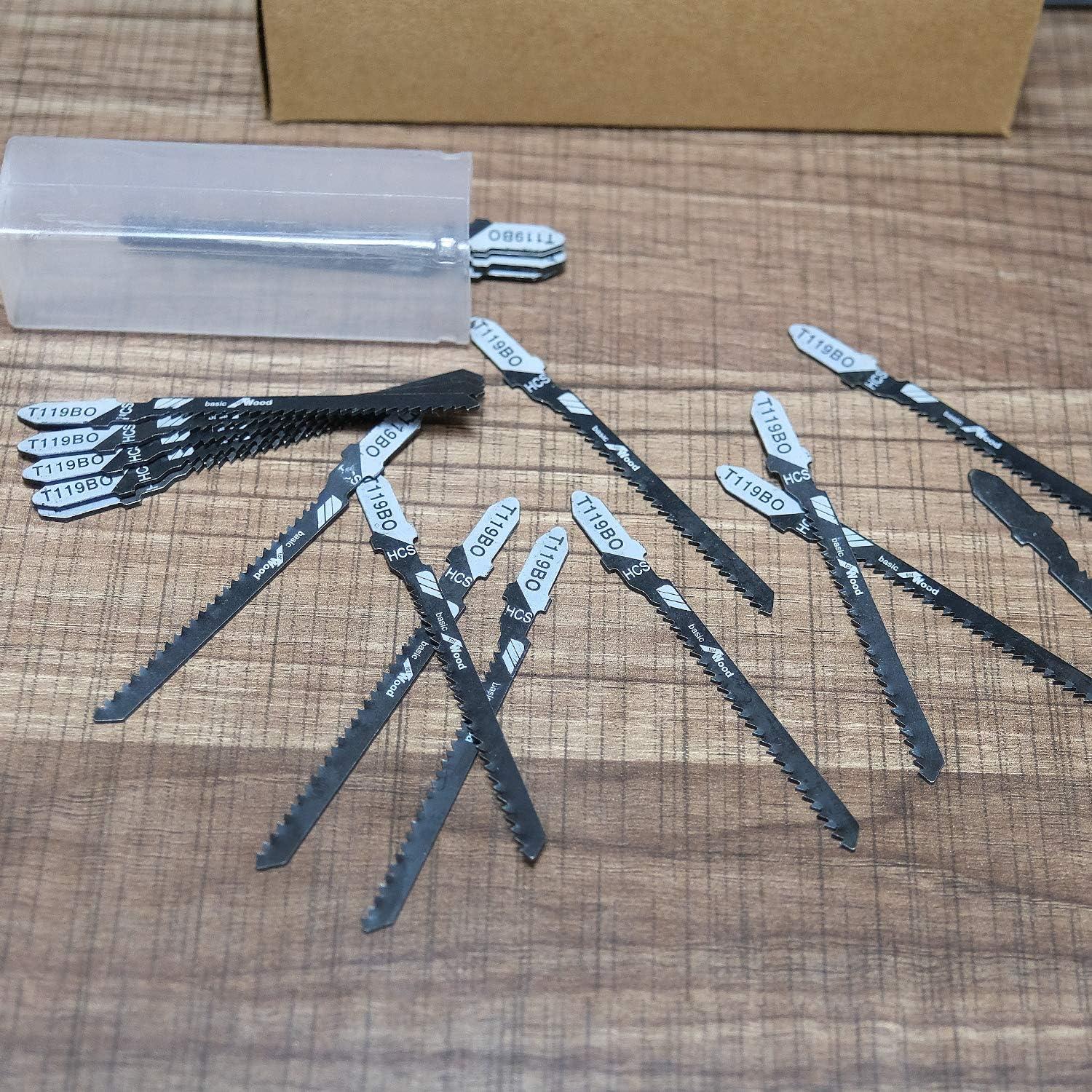 Juego de 20 hojas de sierra de calar TAROSE 3" 12 TPI madera