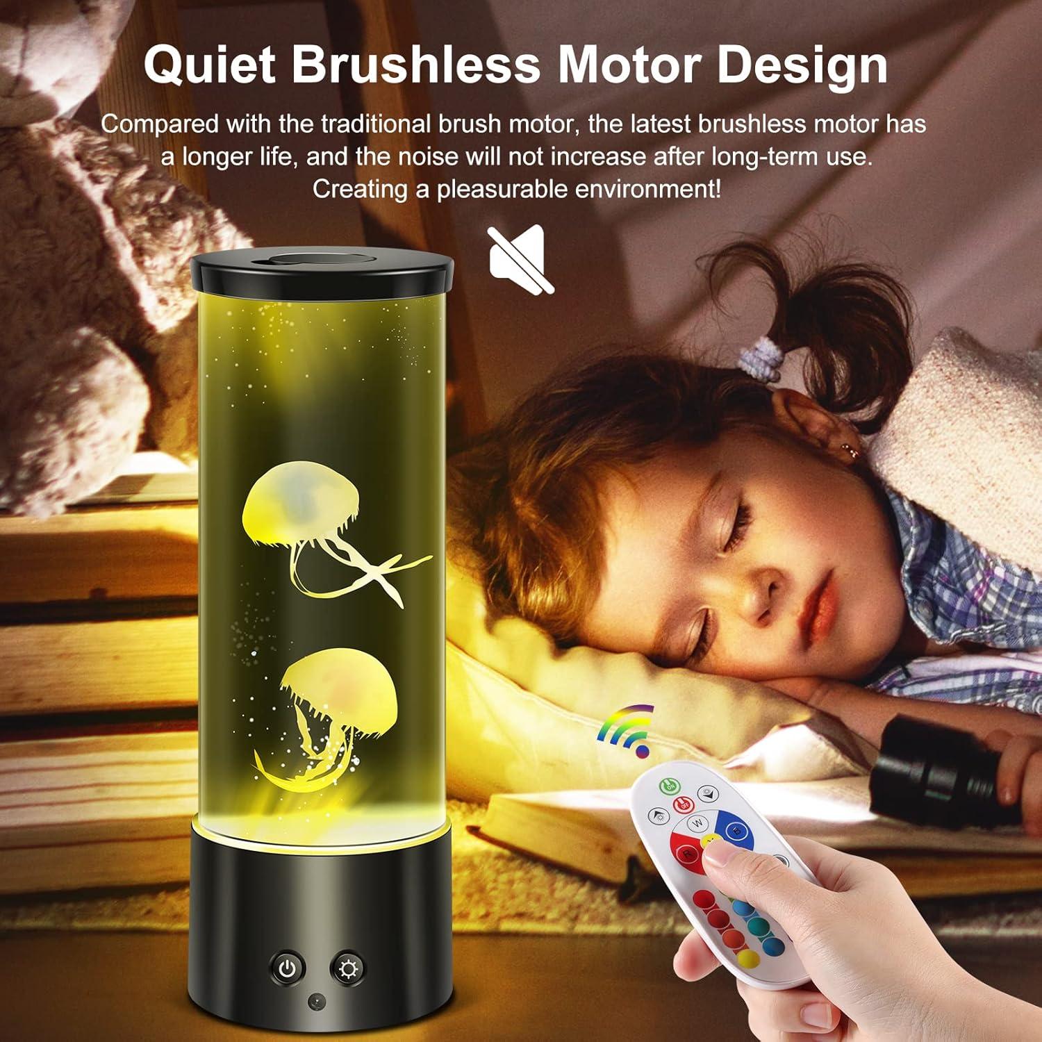 Lámpara de Acuario Medusa SZMDLX 29cm Luz Nocturna LED