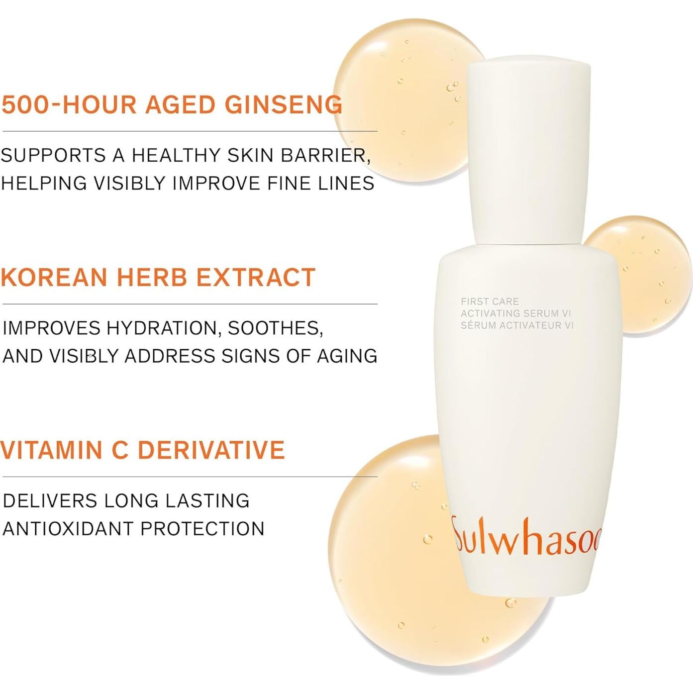 Sérum Facial Anti-Envejecimiento Sulwhasoo 15 ml - Hidratación y Elasticidad