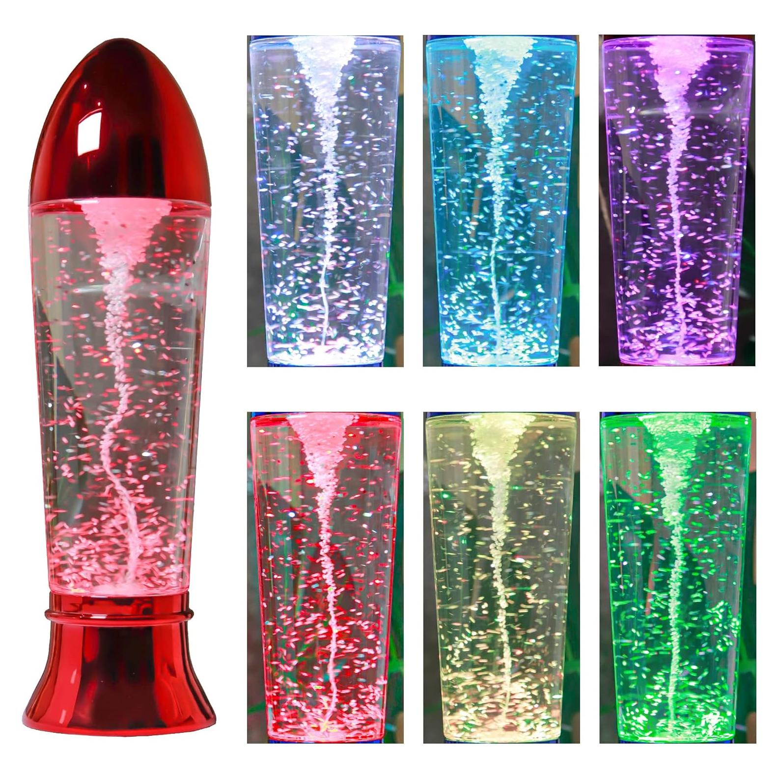 Lámpara Tornado LED YAKii 26.7 cm Color Rojo Decorativa