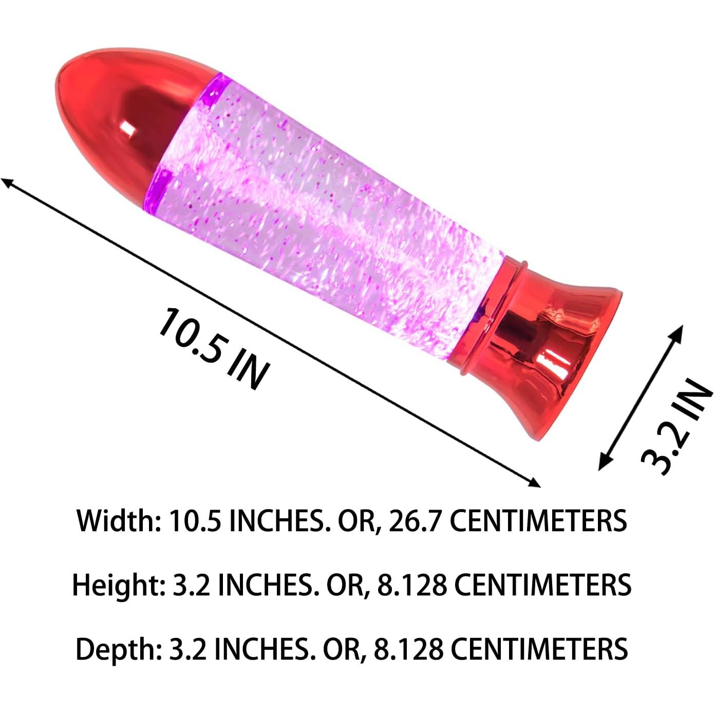 Lámpara Tornado LED YAKii 26.7 cm Color Rojo Decorativa