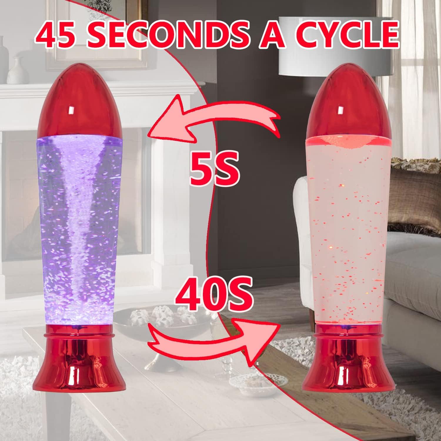 Lámpara Tornado LED YAKii 26.7 cm Color Rojo Decorativa