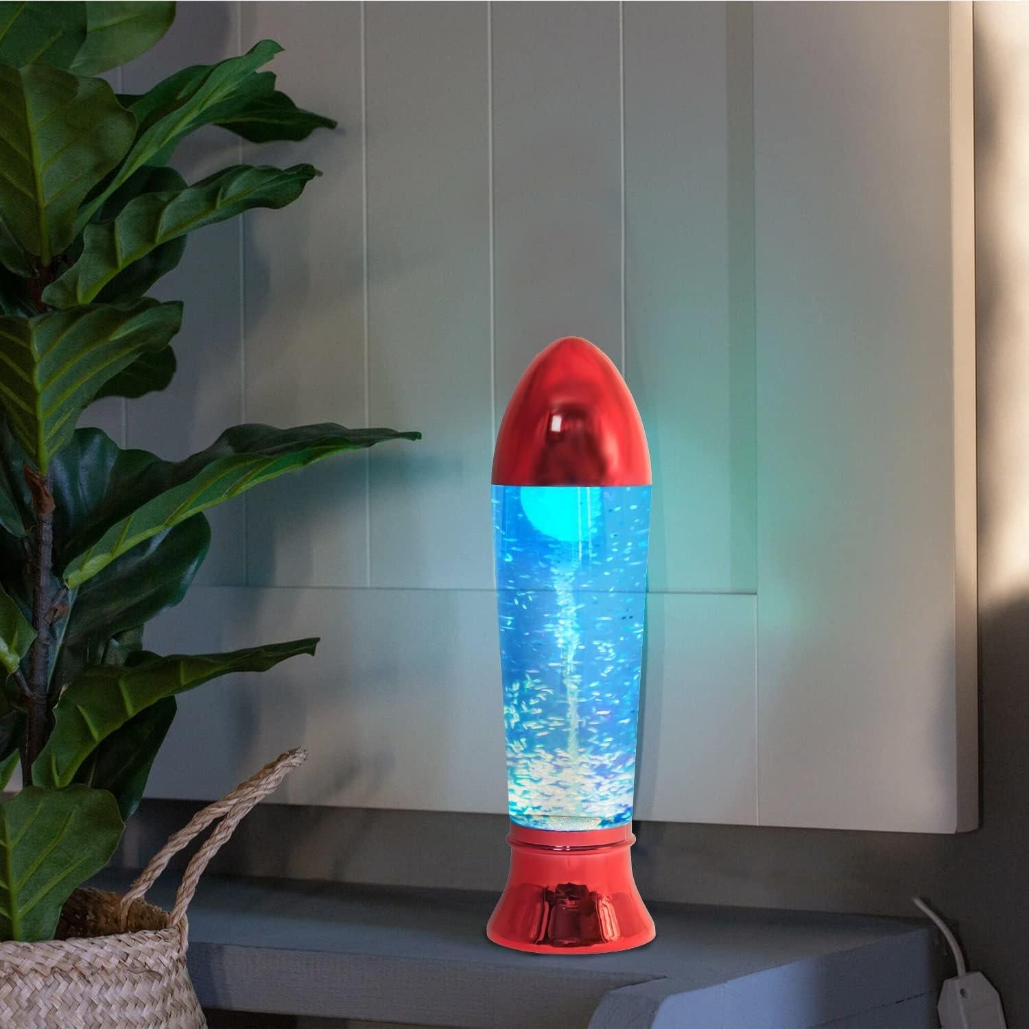 Lámpara Tornado LED YAKii 26.7 cm Color Rojo Decorativa