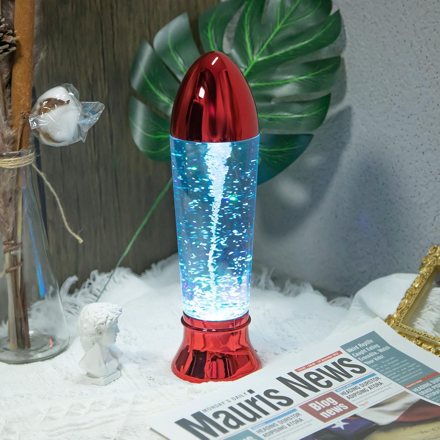 Lámpara Tornado LED YAKii 26.7 cm Color Rojo Decorativa