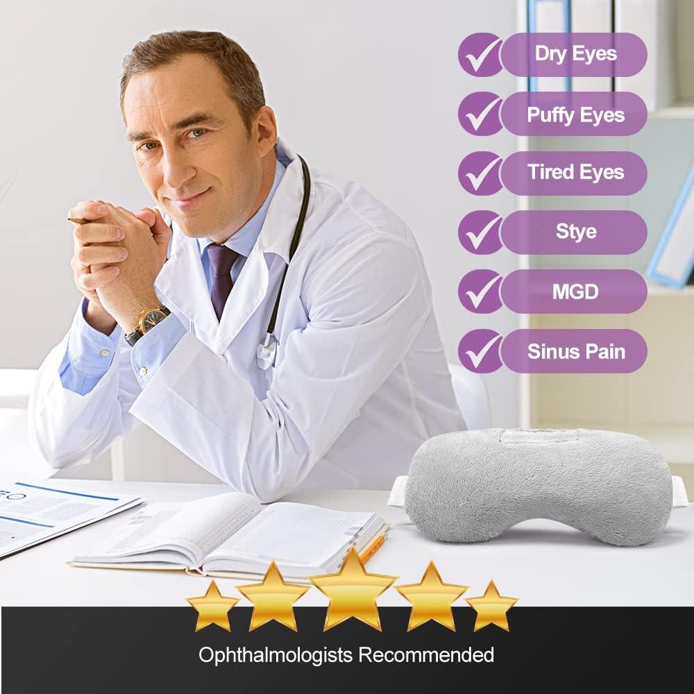 Máscara de Ojos Calentada Umisleep con Lavanda y Compresión