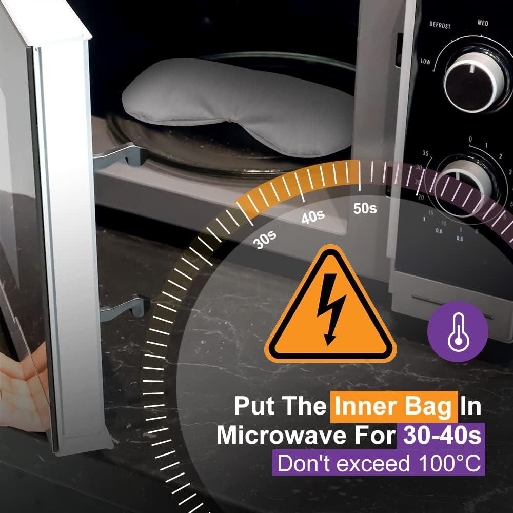 Máscara de Ojos Calentada Umisleep con Lavanda y Compresión