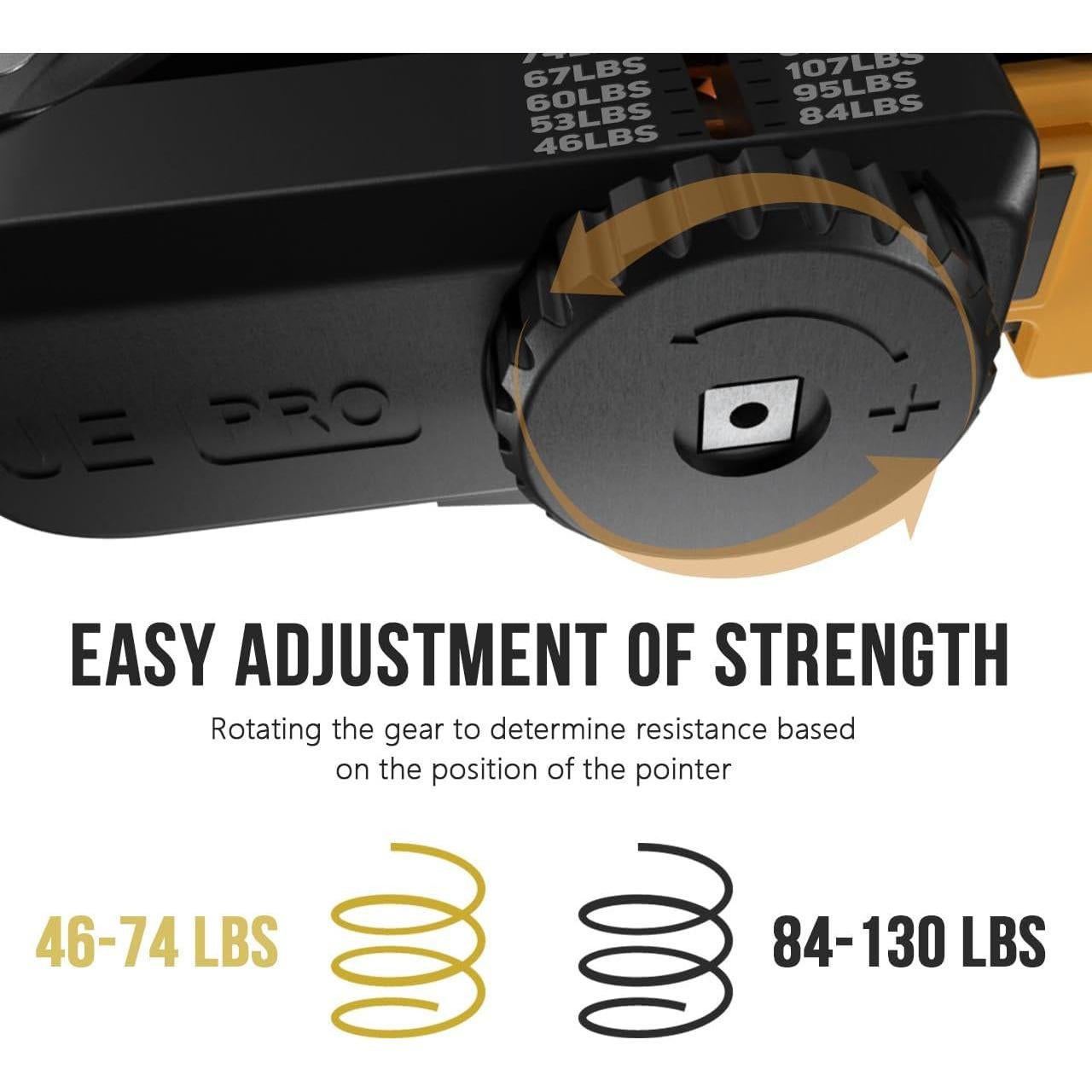 JE-PRO Jaw Exerciser for Men and Women, Resistance Adjustable, 46-130 LBS, Jaw, Face and Neck Exerciser, Powerful Jawline Trainer - Slims and Trims The Face