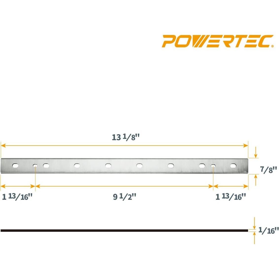 Juego de Cuchillas Biseladora POWERTEC + Bolsa Filtro 30 Micrones