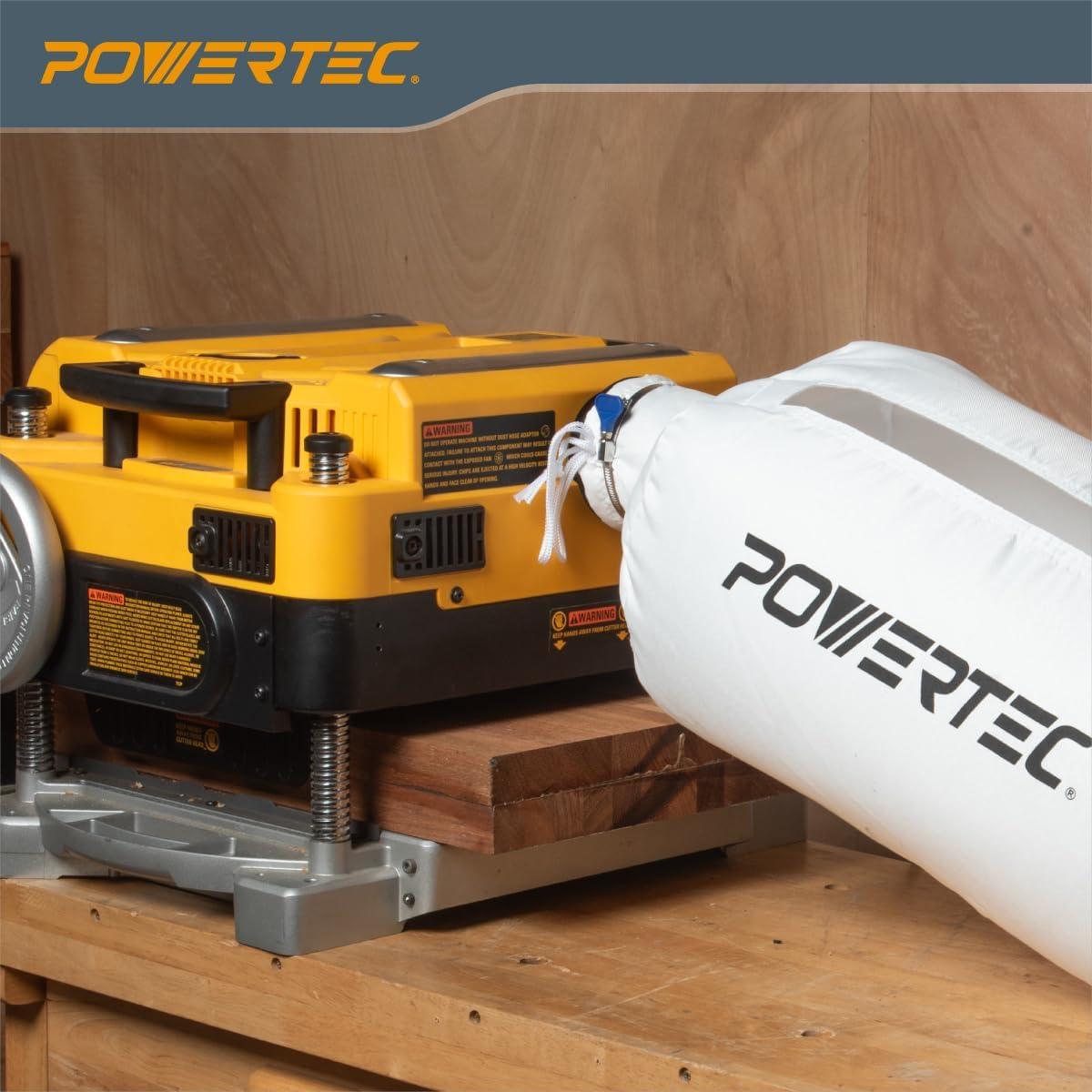 Juego de Cuchillas Biseladora POWERTEC + Bolsa Filtro 30 Micrones