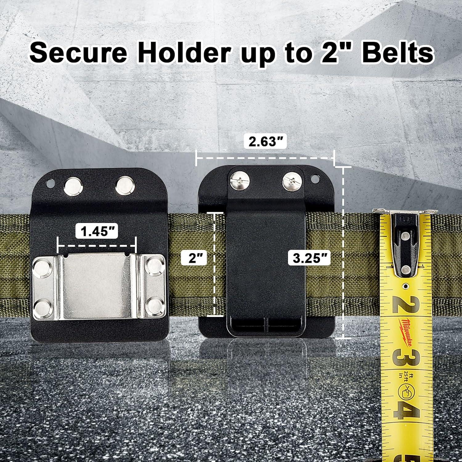 Soporte de Taladro Ablefector Clip para Cinturón 5.08cm