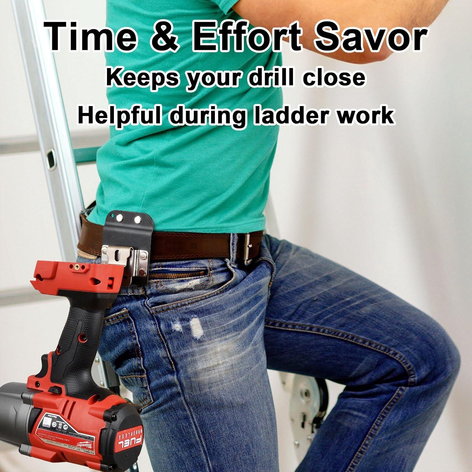 Soporte de Taladro Ablefector Clip para Cinturón 5.08cm