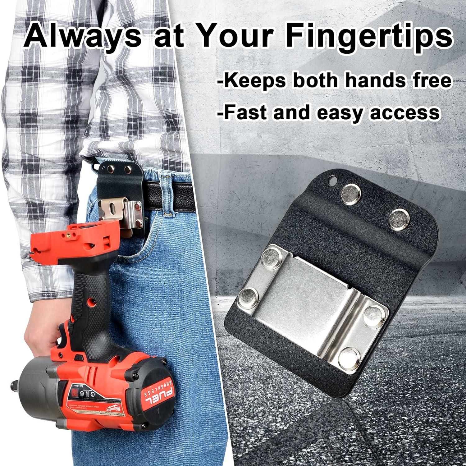 Soporte de Taladro Ablefector Clip para Cinturón 5.08cm