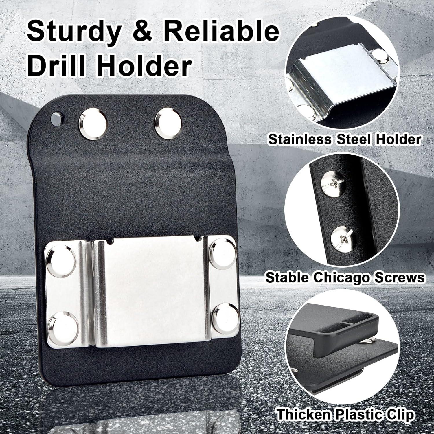 Soporte de Taladro Ablefector Clip para Cinturón 5.08cm